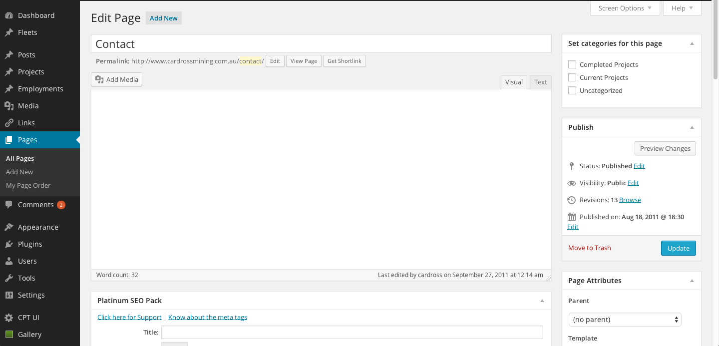 · sometimes some of the security plugins blocks it. Wordpress Update Cause Visual Editor Blank Stack Overflow
