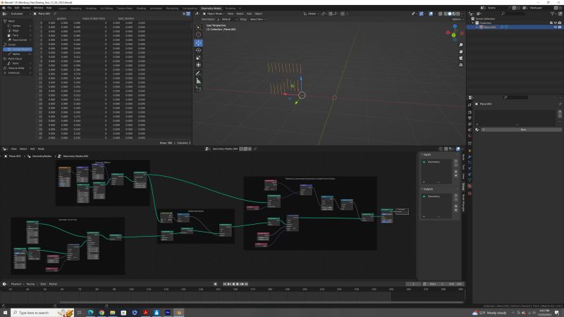 Bezier Curves Reverse Time Direction Geometry Nodes Blender Stack - City Illustrations - Premium Ultra HD Collection