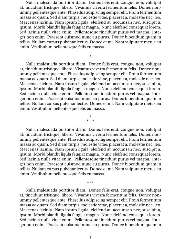 Use An Asterism For Section Breaks Ctrl Blog - High Quality Ocean Design - HD