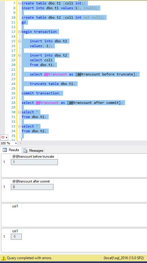 T Sql Rolling Back Truncate Table Database Administrators Stack - Premium Landscape Pattern Gallery - 4K