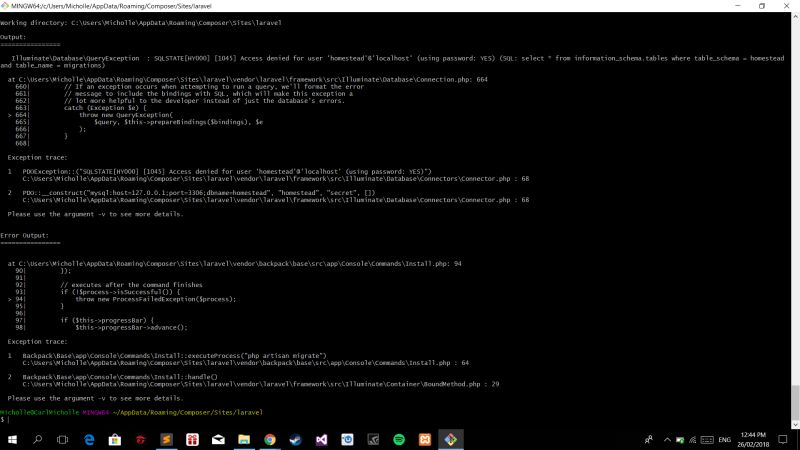 Error Installing Backpack For Laravel 6 Problem With Elfinder Stack - Download Artistic Gradient Image | HD