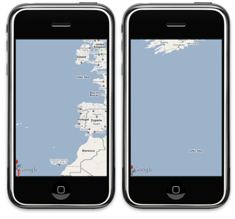 Iphone Coordinates Of Bottom Left Corner Of A Mapview Off By A Few Pixels Stack Overflow - Best Sunset Arts in HD