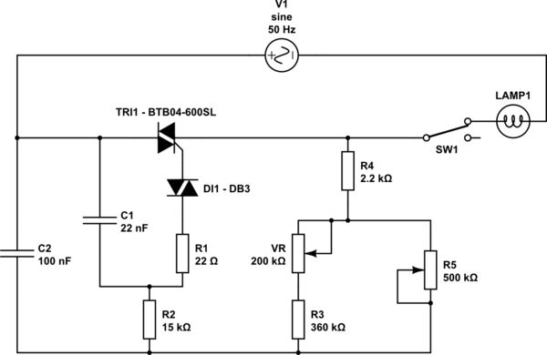Triac Based Light Dimmer Forum For Electronics - Modern Retina Dark Photos | Free Download