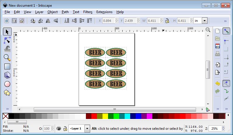 Inkscape Software Design Labels For Boxes Acatape - Space Patterns - Classic Retina Collection