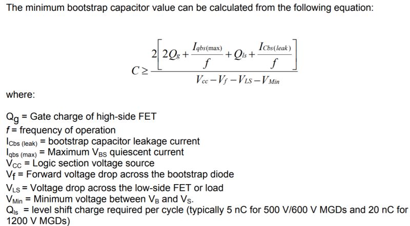 Bootstrap Capacitor Calculation Forum For Electronics - Ultra HD Dark Image - 4K
