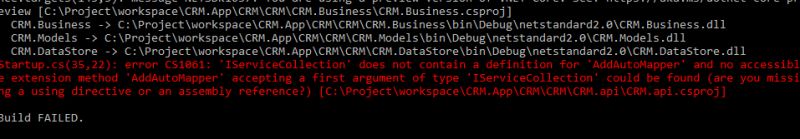 Net Core 2 1 Can T Reference Automapper In Startup Cs Stack Overflow - Light Photo Collection - Desktop Quality