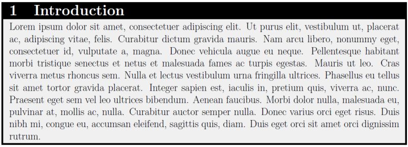 Background Color In Section Titles Tex Latex Stack Exchange - Download Incredible Vintage Illustration | Full HD