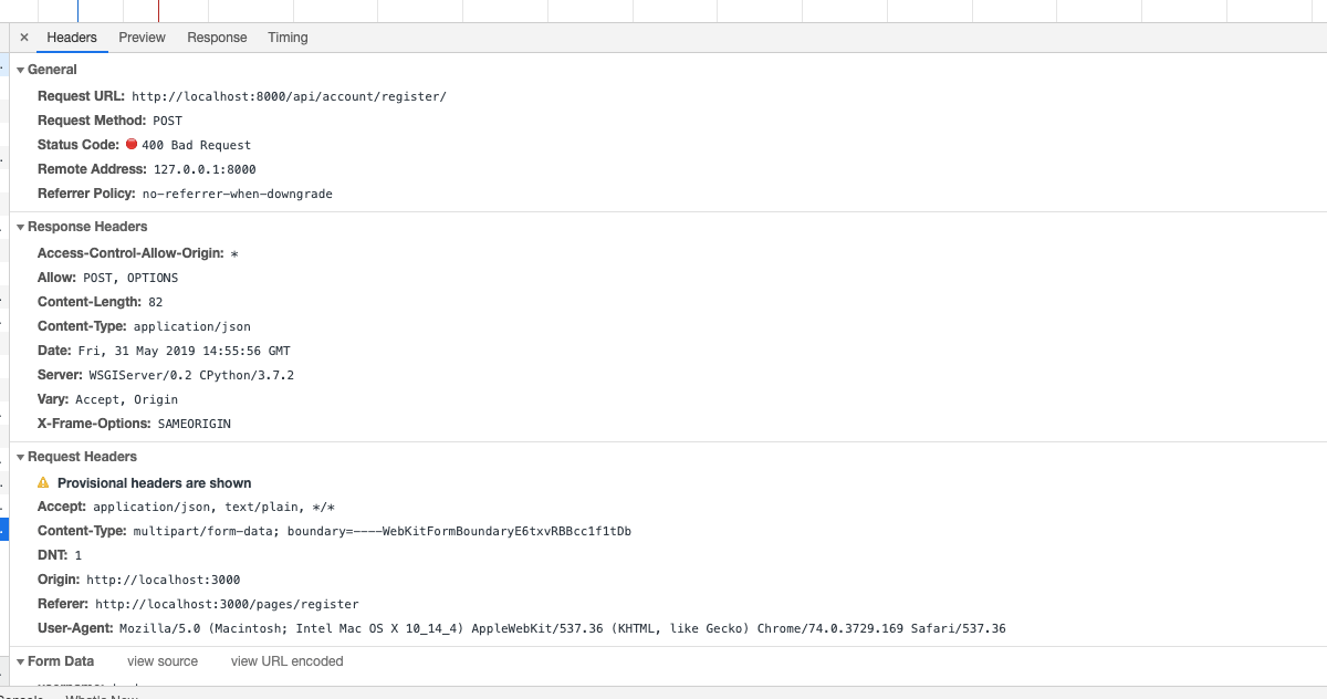 wallpapers Status Code 400 400 bad request status code when making request with axios in reactjs stack overflow