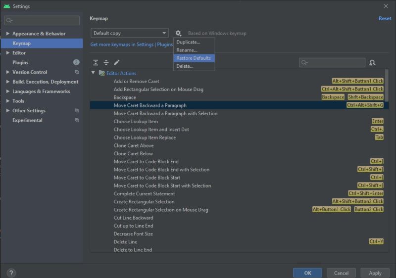 Android Studio Navigate Back Shortcut Not Working In Windows Stack - Best Mountain Designs in 4K