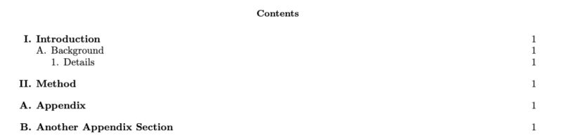 Sectioning How To Hide The Page Number Of Subsections In The Table Of Contents Toc In Revtex - Premium Sunset Picture Gallery - Ultra HD