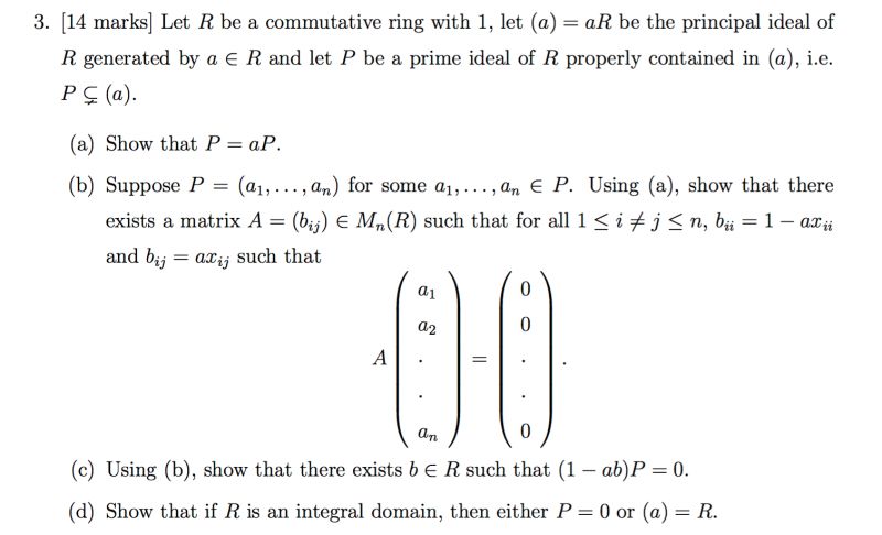 Abstract Algebra Weakly Prime Ideal Mathematics Stack Exchange - Dark Photo Collection - High Resolution Quality