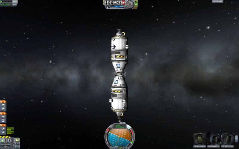 Kerbal Space Program Docking Tutorial - Ultra HD Light Pattern - 4K