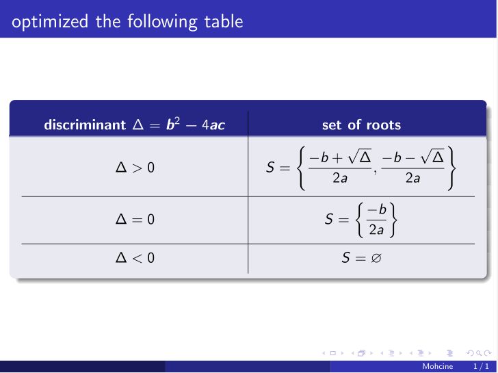 Beamer Problem With Table Tex Latex Stack Exchange - Download Premium Minimal Design | Full HD
