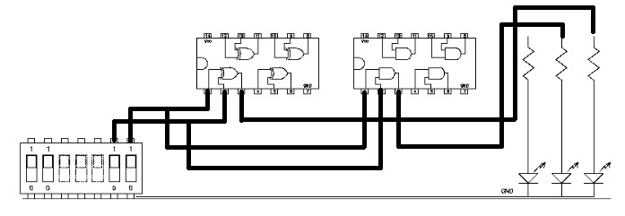 Integrated Circuit Half Adder Digital Logic Not As