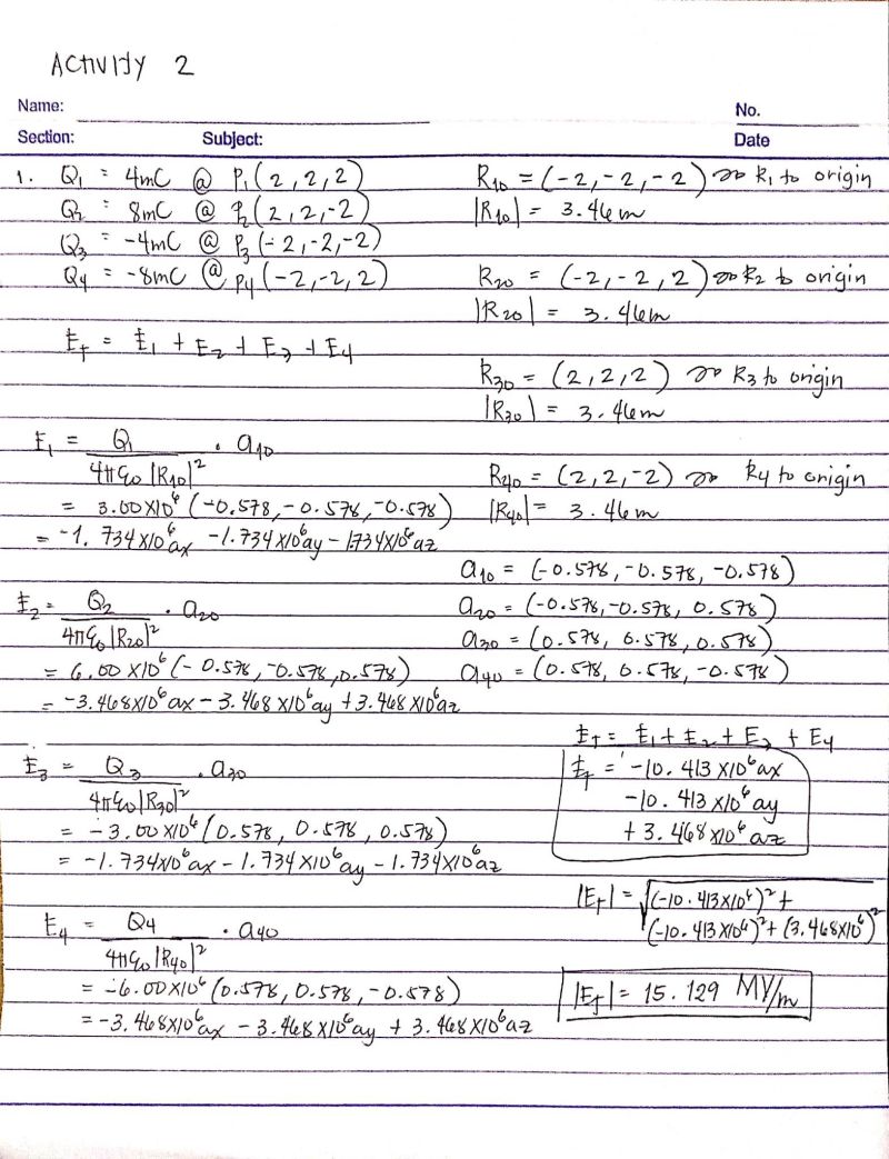 Electrical Engineering Problem With Solution On The Electric Fields - Abstract Wallpapers - High Quality Ultra HD Collection