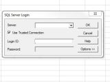Excel Test Sql Server Connection Stack Overflow