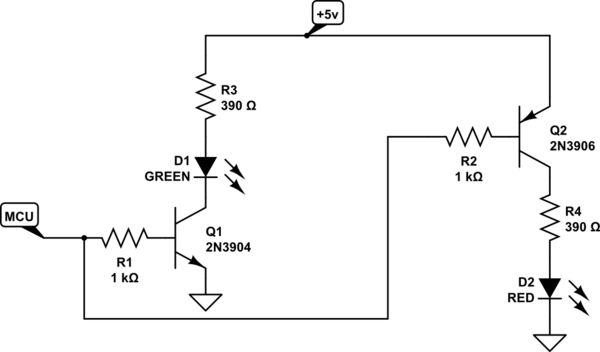 Use Transistors For Controlling Two Leds Electrical Engineering Stack - Best Gradient Arts in HD