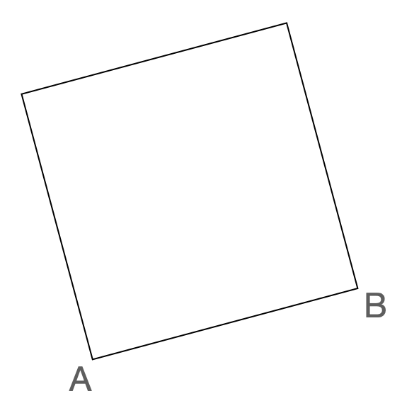 Can you draw the x house? Draw A Square With Given Points Tex Latex Stack Exchange