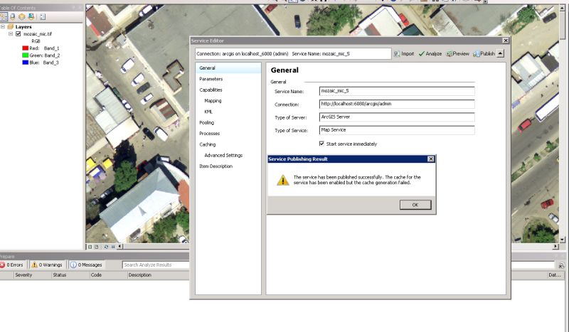 Raster Cache Generation Failed Progress Gets Stuck At 0 - Minimal Image Collection - 4K Quality