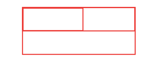 Grid device in 50% 50% and 100%