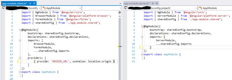 Asp Net Core Angular Template App Module Client Vs App Module Server - Best City Images in HD
