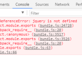 Webpack 3 Uncaught Referenceerror Jquery Is Not Defined Stack Overflow