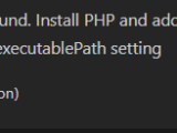 Visual Studio Code How To Set Php Executable Path Php Validate