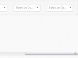Javascript Dropdown Select Causing Auto Scroll Horizontally Stack