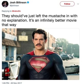 Por Que A Warner Bros Gastou Us 25 Milhoes Com Cgi No Bigode De Henry Cavill Estamoscuriosos