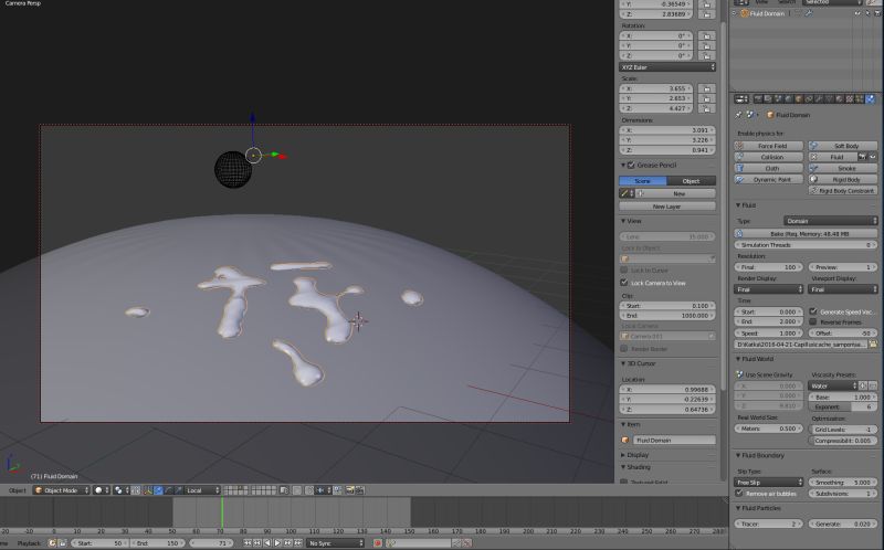 No Animation In Fluid Simulation Blender Stack Exchange - Premium Vintage Art Gallery - Desktop