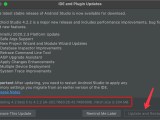 Android Studio Update And Restart Button Is Disable Stack Overflow