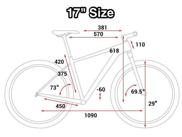 Bike frame size for mtb leisure rides