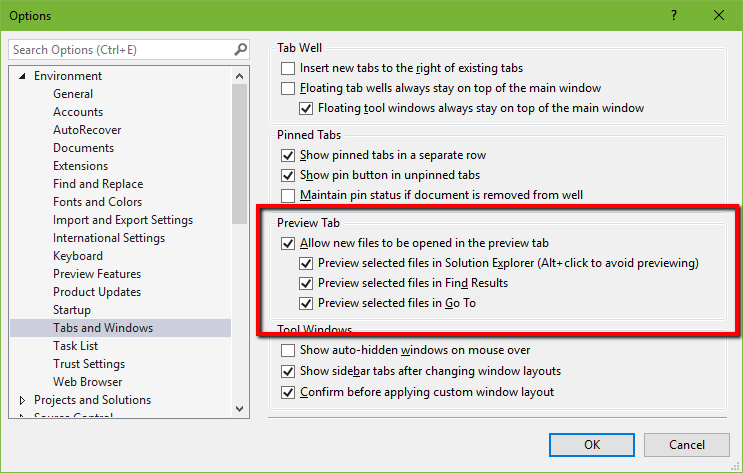 How To Stop Visual Studio From Opening A File On Single