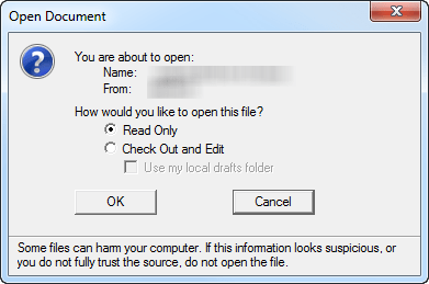 Why Does This Pop Up When Opening A Shared Folder Document Microsoft Q A - Best Gradient Arts in 4K