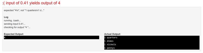 Pset1 Pset1 Greedy Weird Output When Input 4 2 Cs50 Stack Exchange - 4K Vintage Backgrounds for Desktop