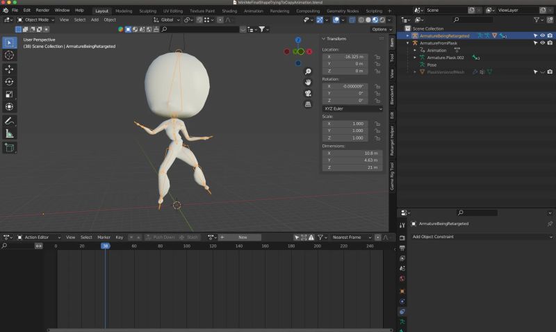 Animation Problem With Retargeting Bvh Bones Blender Stack Exchange - Best Ocean Images in Full HD