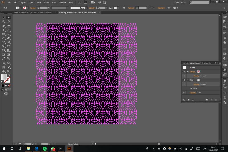 Adobe Illustrator Making A Gradient Follow A Loop Graphic Design - Mobile Geometric Backgrounds for Desktop