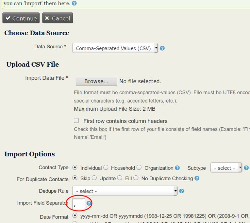 Insert Data From A Csv File Into Civicrm Civicrm - Ultra HD Desktop Space Images | Free Download