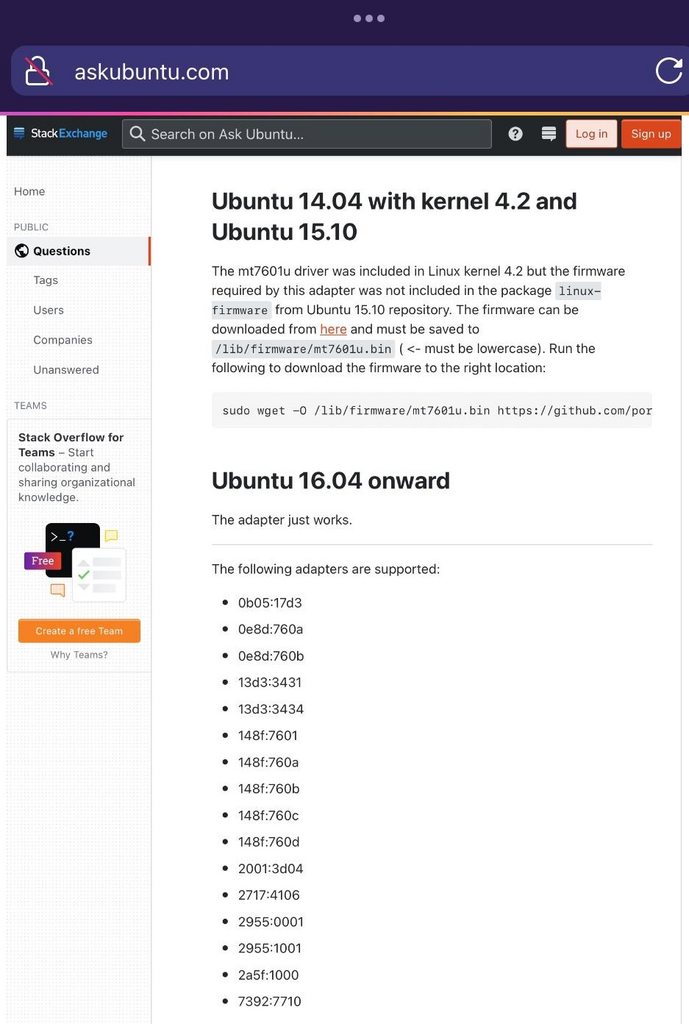 Mt7601u Not Working Even After Installing Linux Modules Extra In Ubuntu - Landscape Picture Collection - 4K Quality