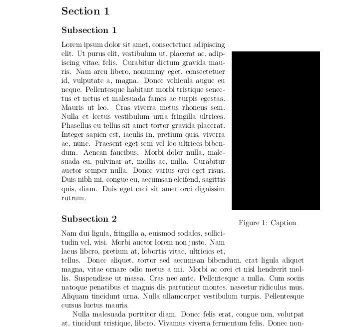 Sectioning Package Wrapfig With Many Section And Subsections Tex - Incredible Space Texture - Desktop