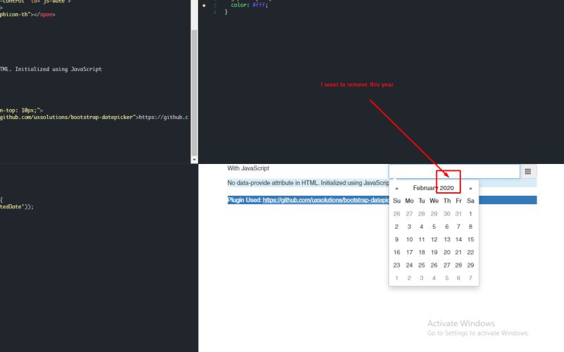 Javascript Bootstrap Datetimepicker How To Remove Year Number From - Download Creative Abstract Texture | Ultra HD
