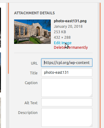 It's what's then being passed as a parameter to that function (or is otherwise using the default paramenters) that may be dependent on being in a loop or not. Change Media Item Permalink Wordpress Development Stack Exchange