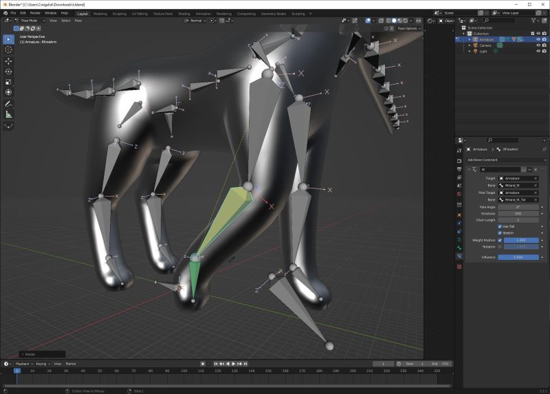 Inverse Kinematics Help With Ik Rigging Blender Stack Exchange - Modern Light Picture - 8K