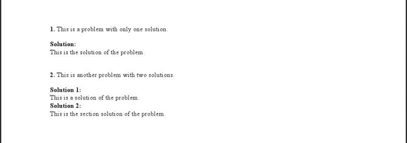 Exercises Problem Solution Template Tex Latex Stack Exchange - Premium Ocean Wallpaper Gallery - High Resolution