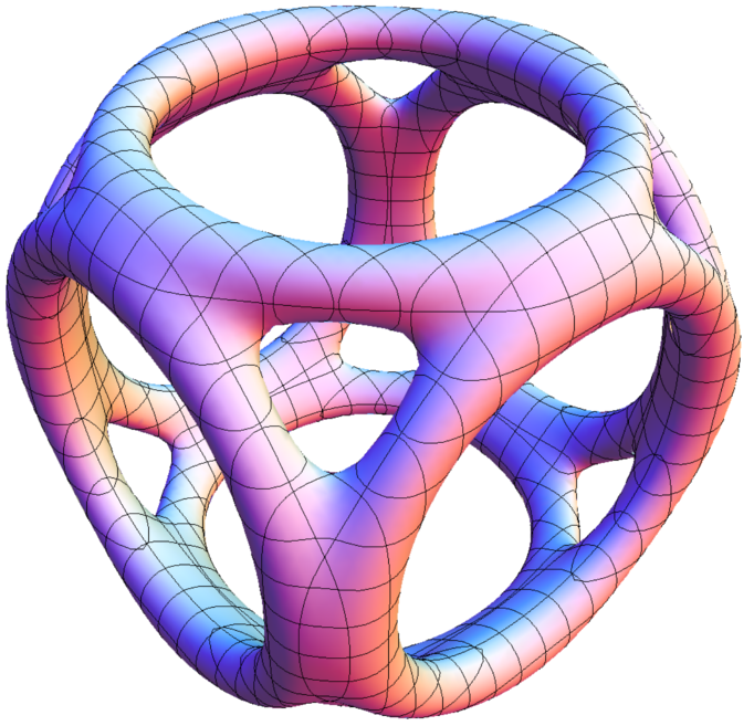 Algebraic Geometry Interesting Implicit Surfaces In Mathbb R 3 - Space Patterns - Perfect 4K Collection