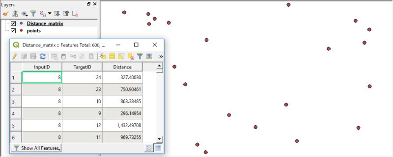 Qgis Distance Matrix With Line Geometry Output Geographic Information Systems Stack Exchange - High Resolution Vintage Textures for Desktop