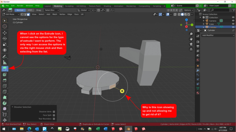 Edit Mode Options Missing Blender Stack Exchange - Premium Vintage Design Gallery - 4K