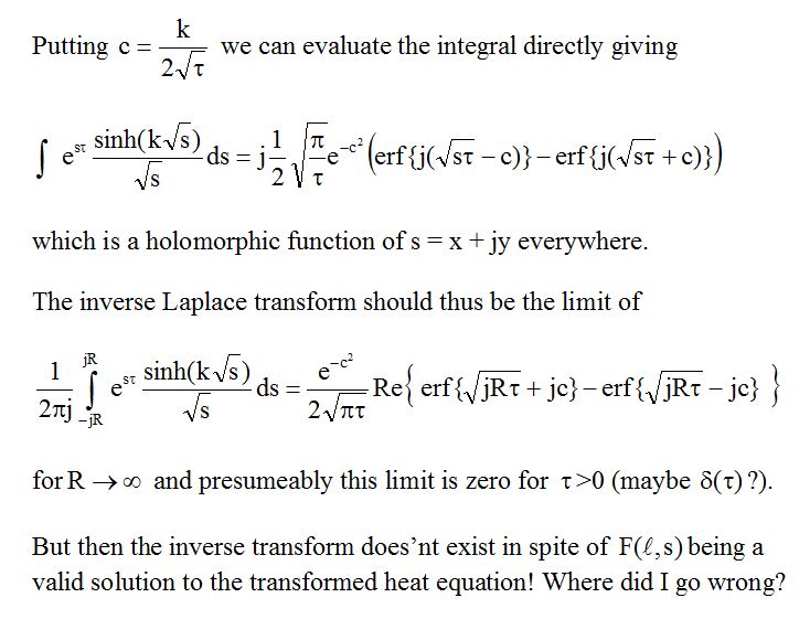 Complex Analysis Elusive Laplace Transform Mathematics Stack Exchange - Premium Vintage Illustration Gallery - Desktop