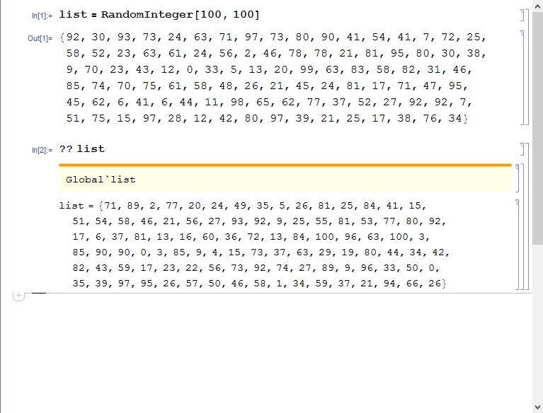 Bugs Assign A Randomly Generated List To Variable Mathematica Stack Exchange - Desktop Space Designs for Desktop
