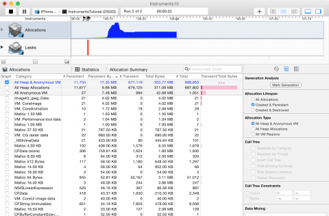 Ios Tutorial Gt Time Profiler - Light Illustration Collection - High Resolution Quality